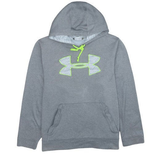 Under Armour Mens Grey Large Pullover Hoodie with Logo