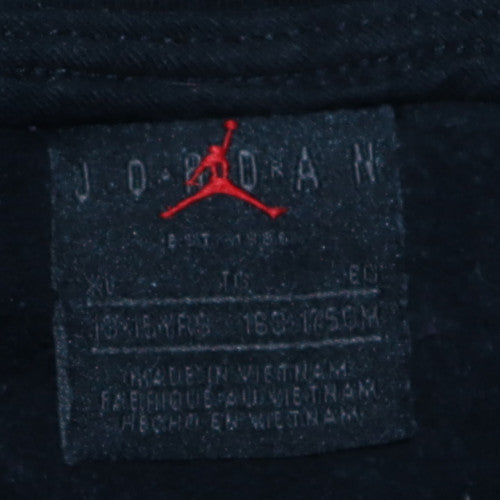 Jordan Boys Black XL Pullover Hoodie Paris Saint Germain Logo