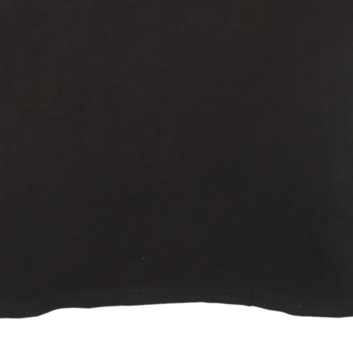 Chaps Men's Black XL Cotton Short Sleeve Polo Shirt