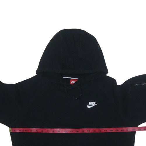 Nike Men's Black Pullover Hoodie M Regular Fit Sports Style