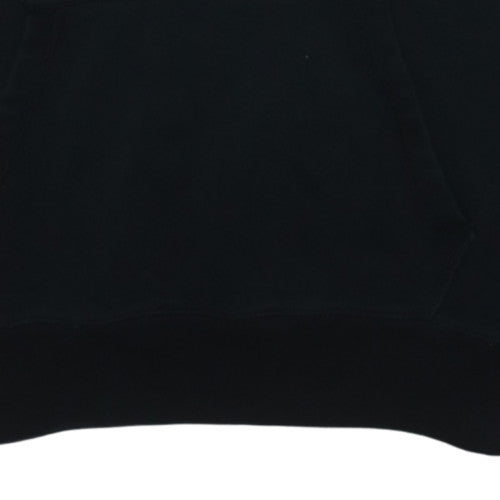 Nike Men's Black Pullover Hoodie M Regular Fit Sports Style