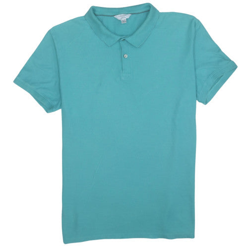 Calvin Klein Men's Blue Pima Cotton Body Fit Polo Shirt XL