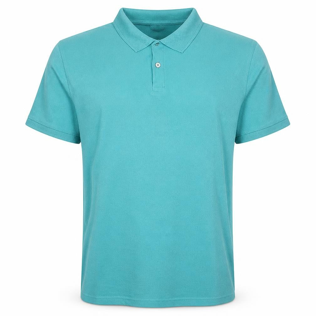 Calvin Klein Men's Blue Pima Cotton Body Fit Polo Shirt XL