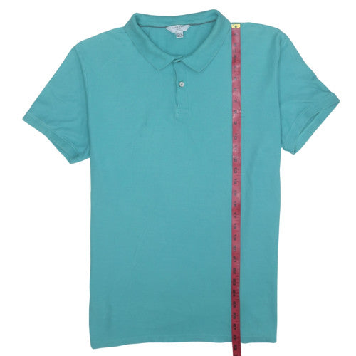 Calvin Klein Men's Blue Pima Cotton Body Fit Polo Shirt XL