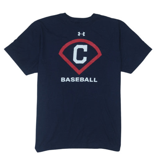 Under Armour Men's Navy Baseball Graphic XL HeatGear T-Shirt