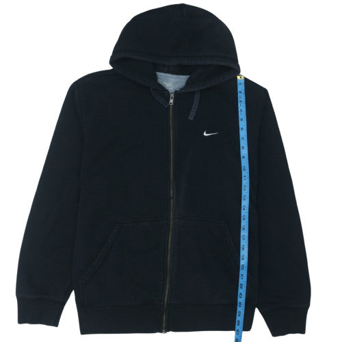 Nike Men's Black Full Zip Hoodie 2XL Fleece Sweatshirt
