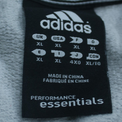 Adidas Men’s Grey XL Pullover Sweatshirt Crew Neck Sports Top