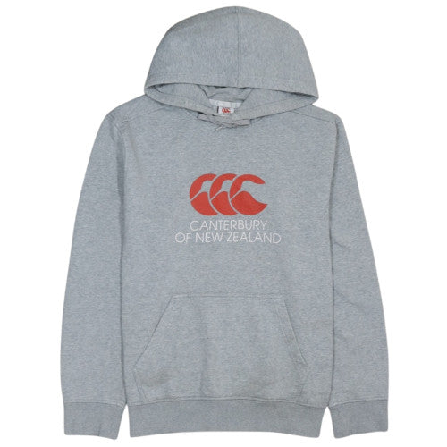 Canterbury Men's Grey XL Pullover Hoodie with Logo Print
