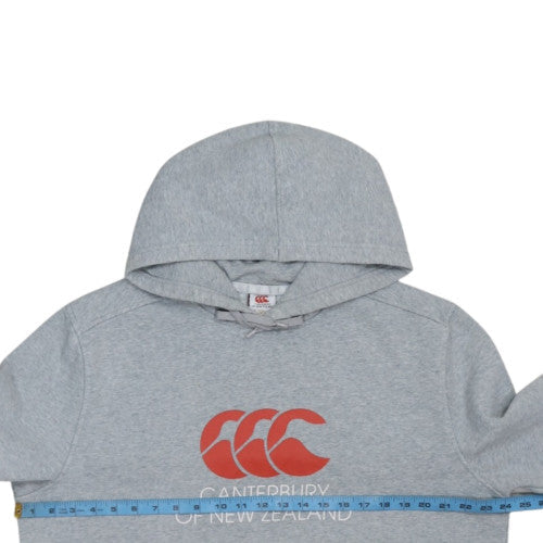 Canterbury Men's Grey XL Pullover Hoodie with Logo Print