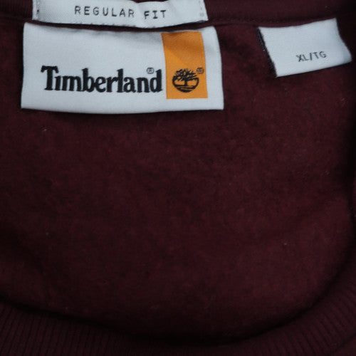 Timberland Men's Brown XL Regular Fit Crew Neck Sweatshirt