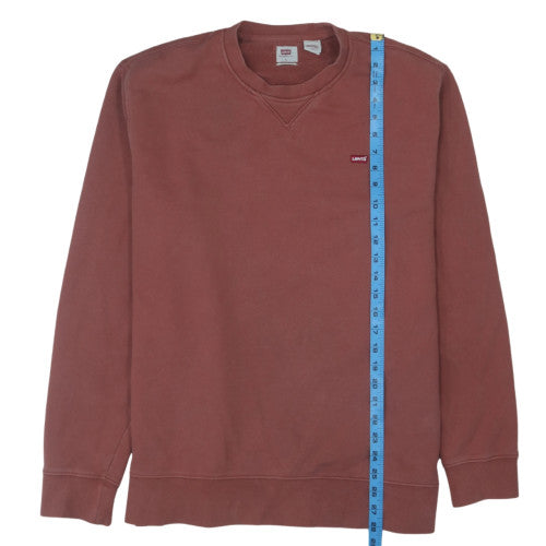Levi's Men's Brown Standard Crew Neck Sweatshirt Size L
