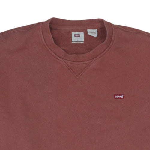 Levi's Men's Brown Standard Crew Neck Sweatshirt Size L