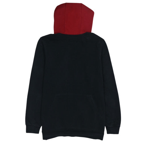 Jordan Men's Black Red Pullover Hoodie L Fleece Logo Sportswear