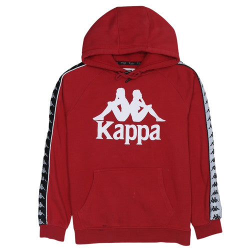 Kappa Men's Red Pullover Hoodie Large Sports Fleece