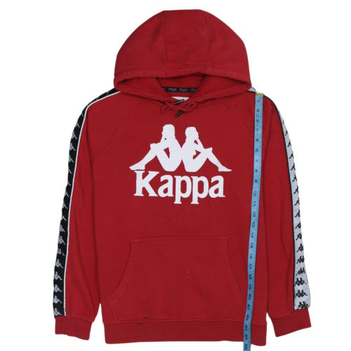 Kappa Men's Red Pullover Hoodie Large Sports Fleece