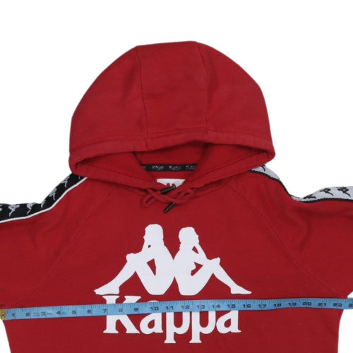 Kappa Men's Red Pullover Hoodie Large Sports Fleece