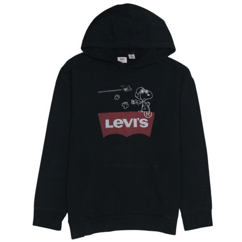 Levi's Men's Black Snoopy Graphic Pullover Hoodie 2XL