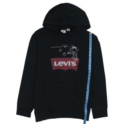 Levi's Men's Black Snoopy Graphic Pullover Hoodie 2XL