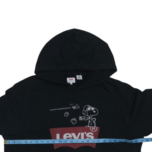 Levi's Men's Black Snoopy Graphic Pullover Hoodie 2XL