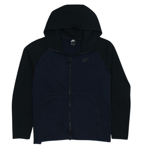 Nike Men's Blue Full Zip Fleece Hoodie XL Sportswear