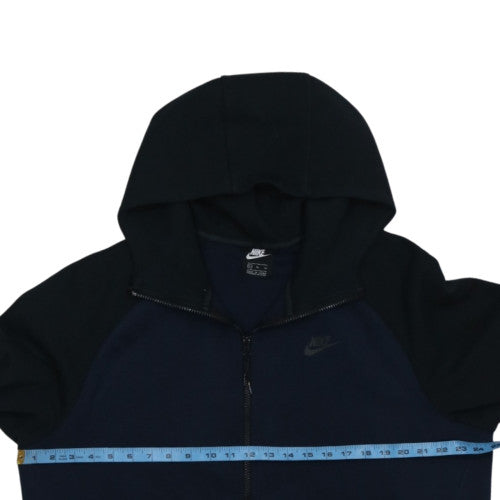 Nike Men's Blue Full Zip Fleece Hoodie XL Sportswear