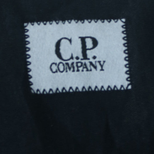 C.P. Company Men's Black Cotton Crew Neck Sweatshirt Size L