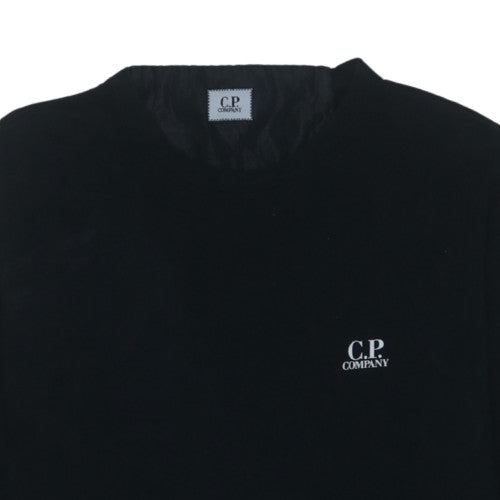 C.P. Company Men's Black Cotton Crew Neck Sweatshirt Size L