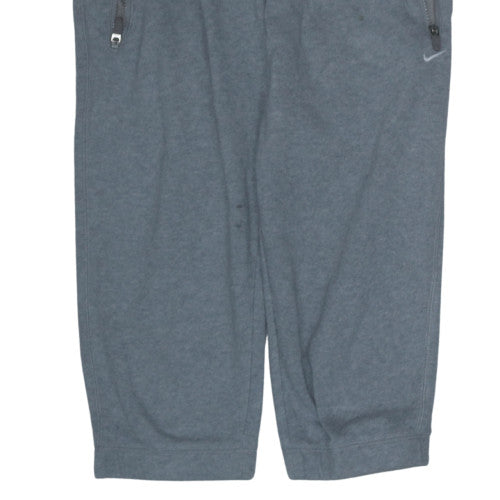 Nike Womens Grey Capri Sweatpants Size M Drawstring Pockets