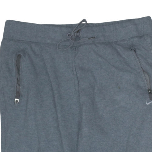 Nike Womens Grey Capri Sweatpants Size M Drawstring Pockets