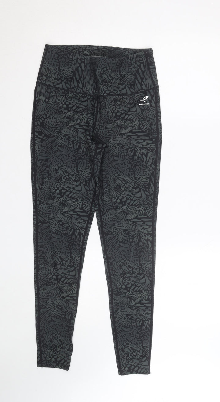 Energetics Womens Black Geometric DryPlus Active Leggings Size M