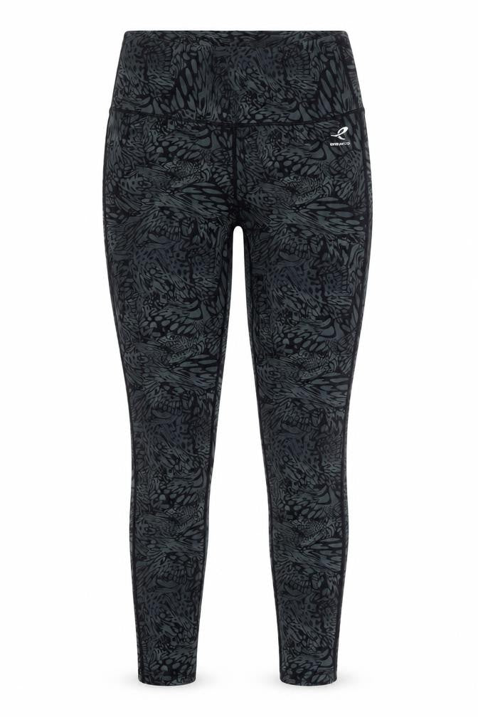 Energetics Womens Black Geometric DryPlus Active Leggings Size M