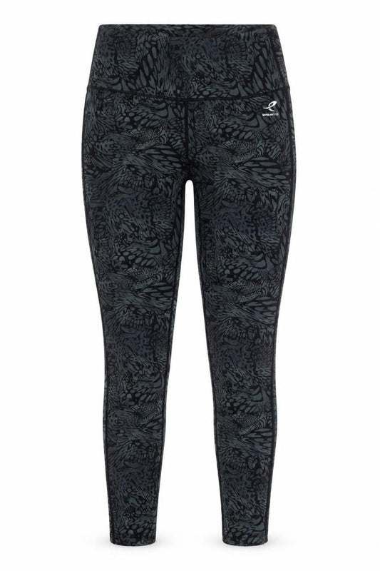 Energetics Womens Black Geometric DryPlus Active Leggings Size M