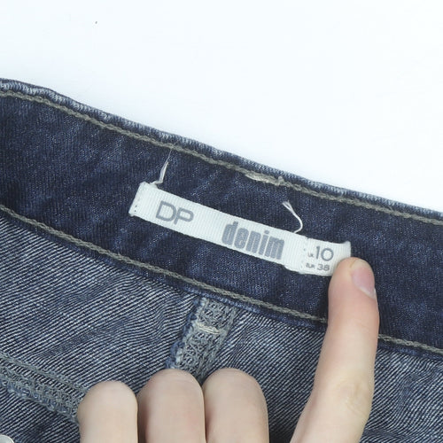 Dorothy Perkins Women’s Blue Denim Mini Skirt Size 10 Cotton Casual