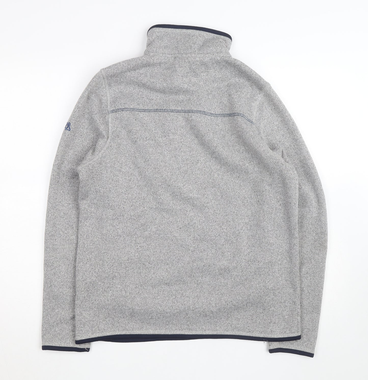 Craghoppers Men's Grey Fleece Half Zip Jacket Size M Regular Fit
