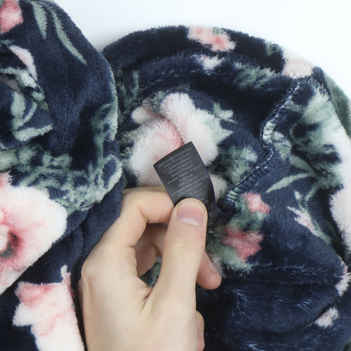 Next Womens Multicoloured Floral Fleece Robe XL Kimono Style