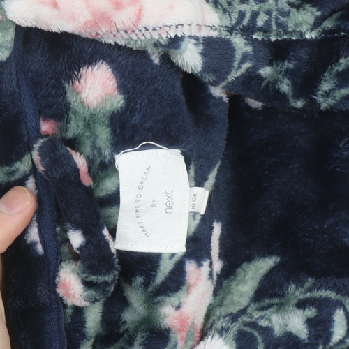 Next Womens Multicoloured Floral Fleece Robe XL Kimono Style