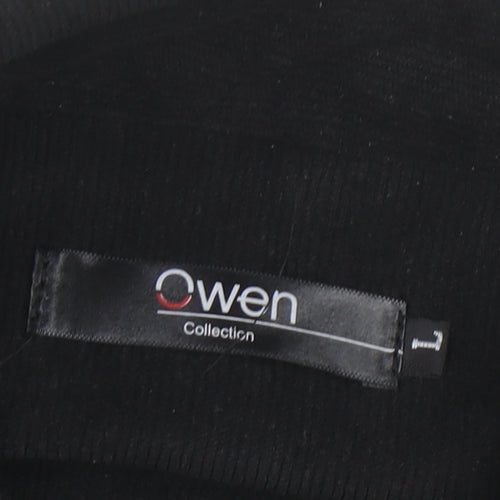 Owen Men’s Black Corduroy Long Sleeve Button-Up Shirt L