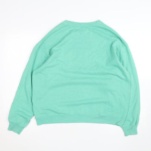 Hollister Women’s Green Saint Lucia Caribbean Pullover Sweatshirt M