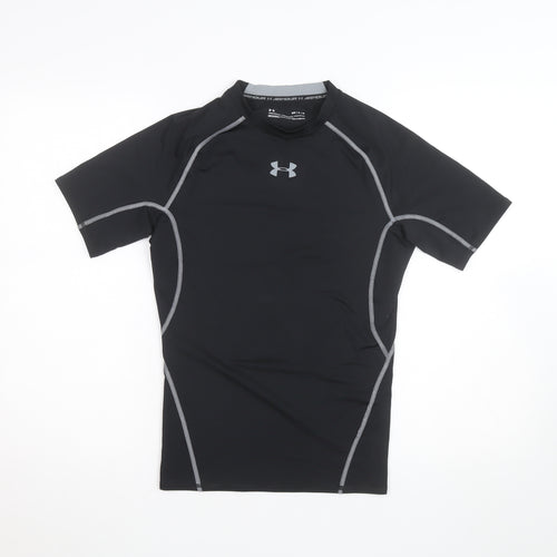 Under Armour Men's Black Compression HeatGear Short Sleeve T-Shirt M