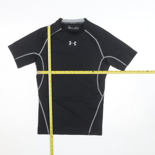 Under Armour Men's Black Compression HeatGear Short Sleeve T-Shirt M