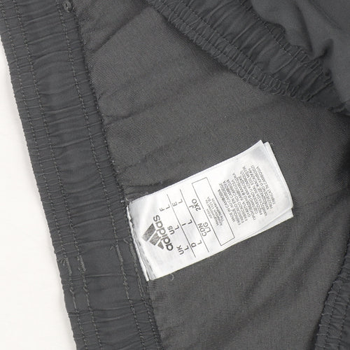 Adidas Men's Grey L Track Pants Lightweight Sports Trousers