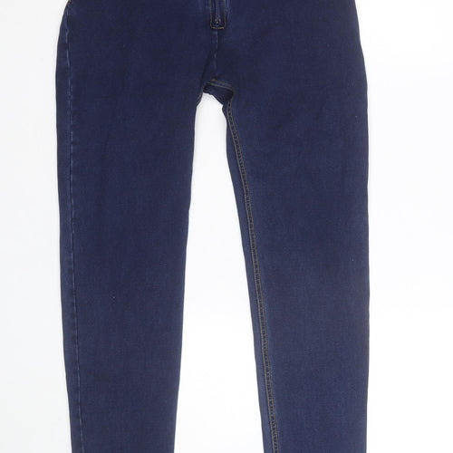 Freddy Women's Blue Skinny Jeans Size 14 High Rise Stretch Denim