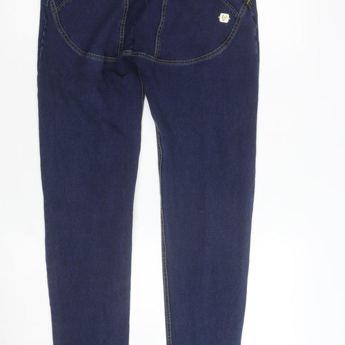 Freddy Women's Blue Skinny Jeans Size 14 High Rise Stretch Denim