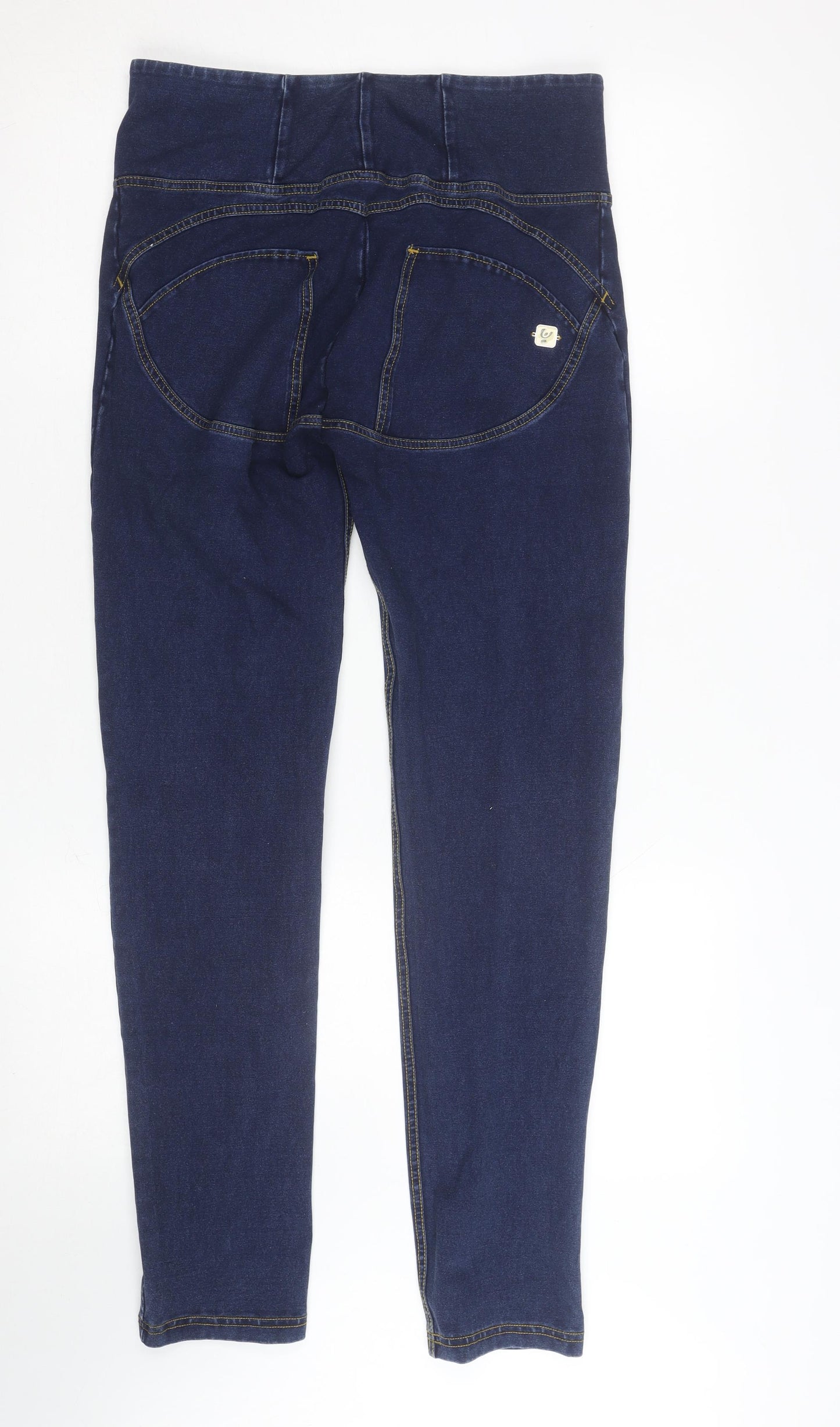 Freddy Women's Blue Skinny Jeans Size 14 High Rise Stretch Denim