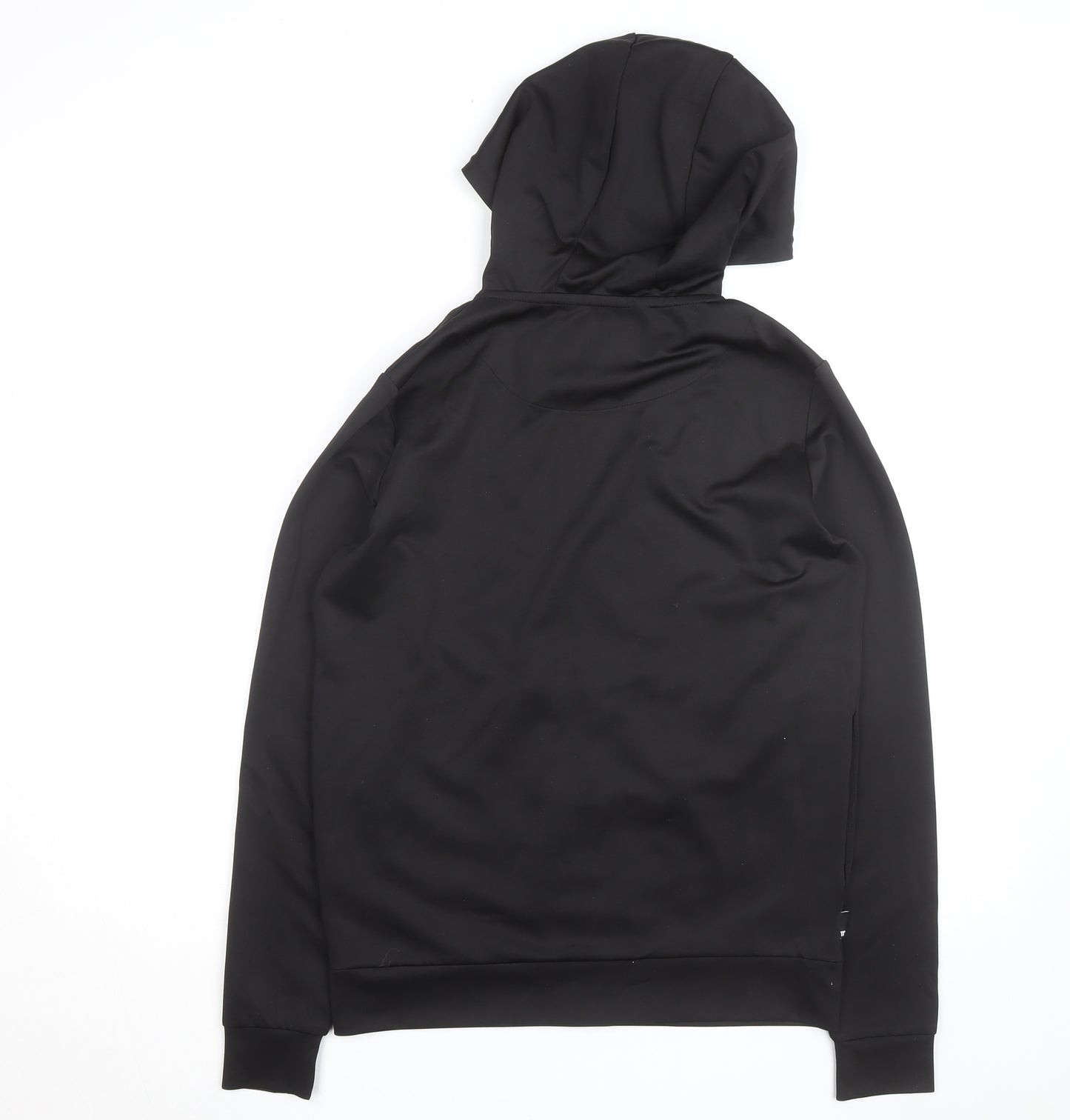11 Degrees Men's Black Full Zip Hoodie Size M Slim Fit Sportswear