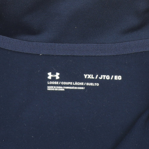 Under Armour Men's Blue Polyester Track Jacket Size XL