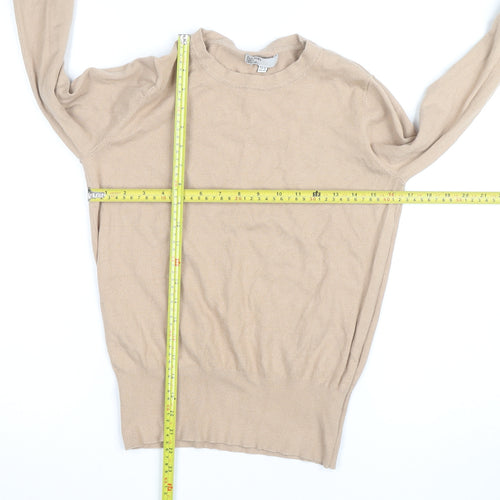 Friends Like These Women’s Beige Crew Neck Pullover Jumper Size 12