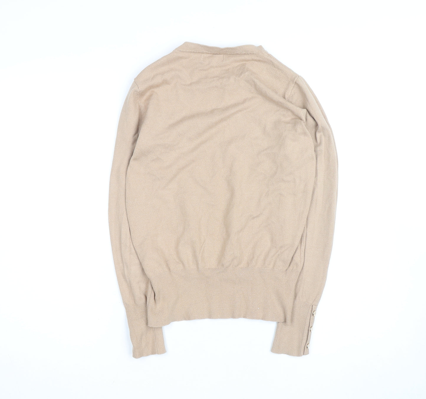 Friends Like These Women’s Beige Crew Neck Pullover Jumper Size 12