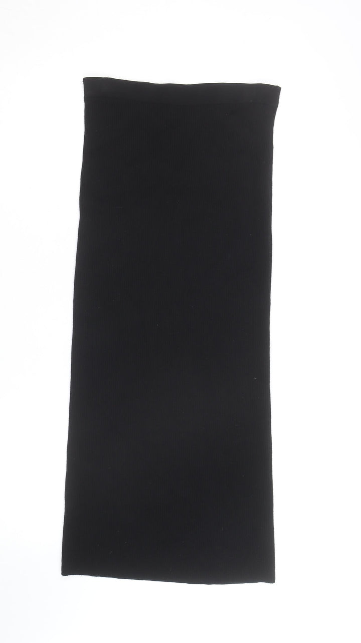 Jigsaw Women’s Black Wool Bodycon Knit Dress Size S