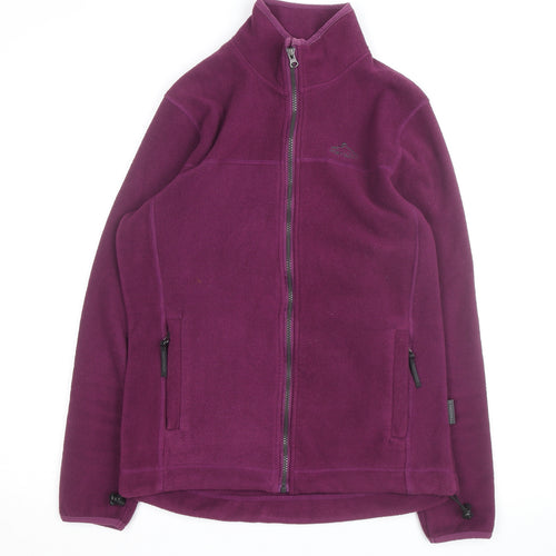 Portwest Womens Purple Fleece Jacket Size 14 Full Zip Lightweight Outdoor